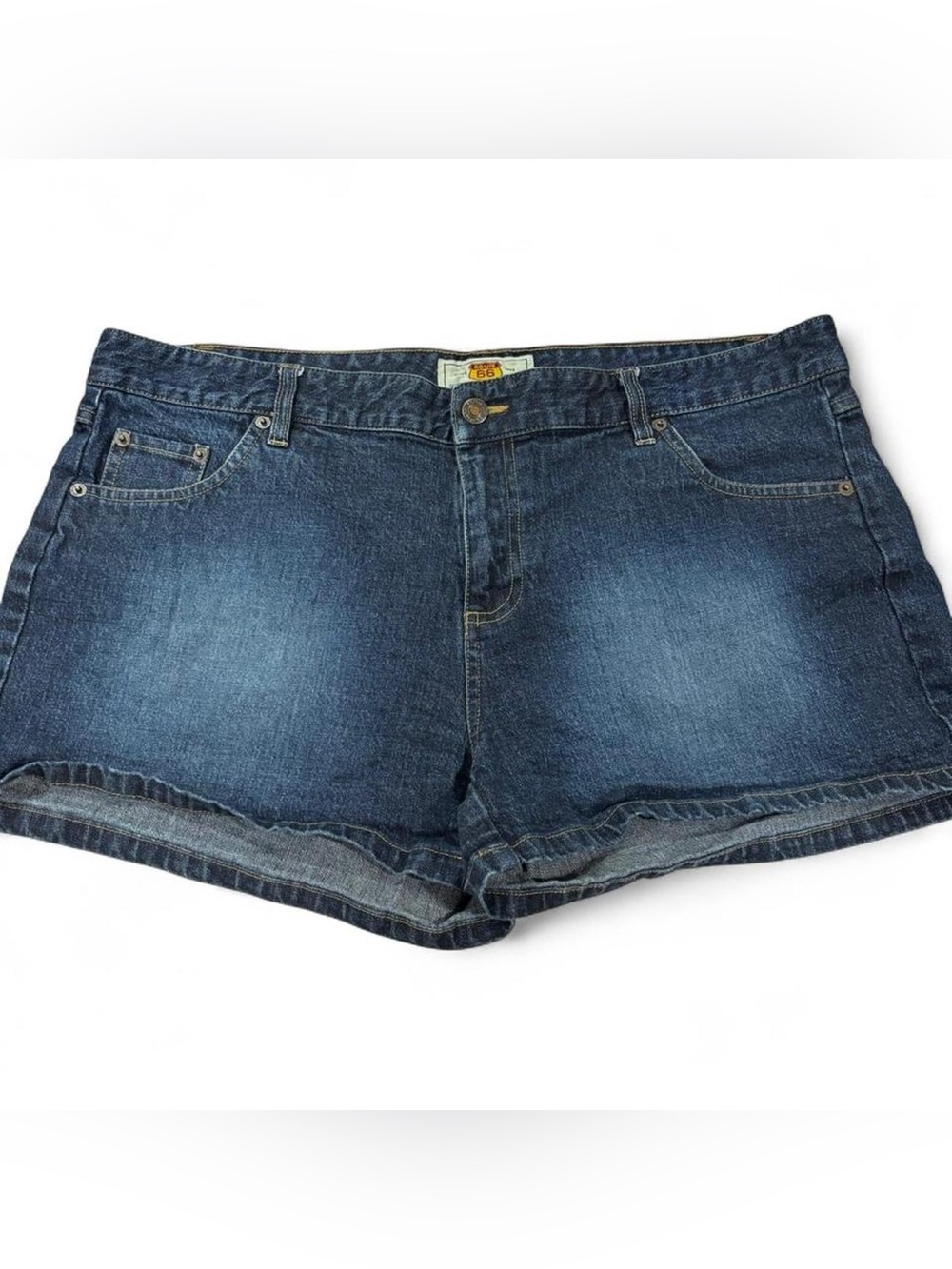 Route 66 Dark Wash  Denim Jean Shorts Size 18